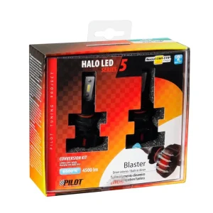 Lampade led per auto 9-32v halo led serie 5 blaster - (h10-hb3 9005) - 20w - p20d - 2 pz - scatola 57794 Promo Stagionale
