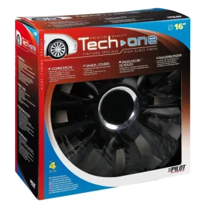 Copricerchi per auto "avalone" pro black - ø 16" 31528 Must-Have