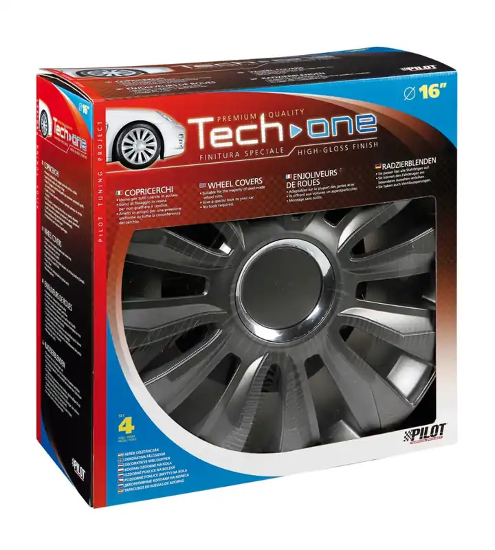 Copricerchi per auto "avalone" pro dark - ø 16" 31533 Ultime Pezzi