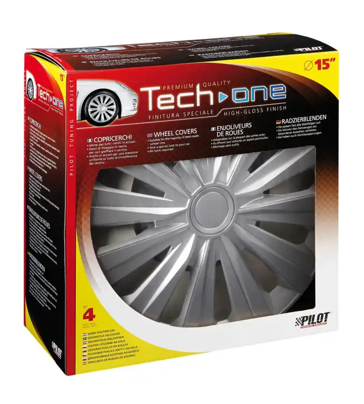 Scelto Dai Clienti Copricerchi per auto "multi silver" - ø 15" pilot 31637