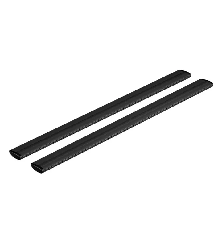 Spedito Oggi Barre portatutto "evos silenzio black" in alluminio m 120 cm - n15080