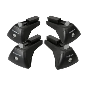 Vendita Finale Kit 4 piedi per barre in alluminio in-rail kit alu n20022