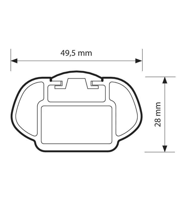 Coppia barre portatutto in alluminio alumia - xl - 140 cm n15027 Scelto Dai Clienti
