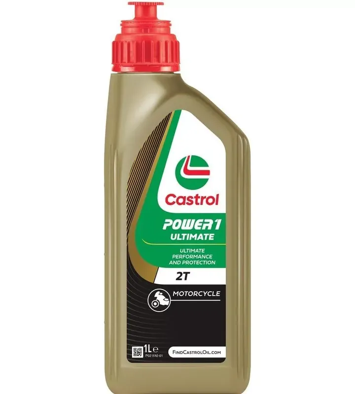 Olio lubrificante per motori a 2 tempi castrol "power 1 racing 2t" 1 litro Di Tendenza