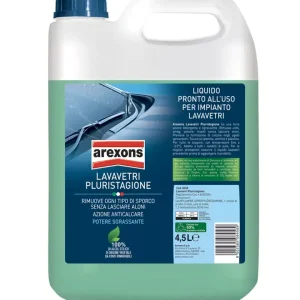 Detergente lavevetro per vaschette pluristagionale arexons, 4,5 litri Promozione Esclusiva