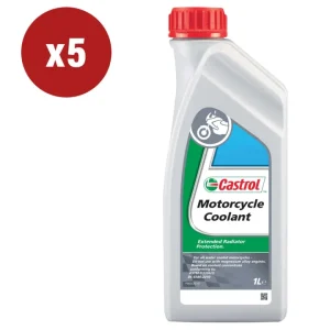 Bestseller 5 pezzifluido castrol motorcycle coolant 1lt