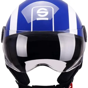 Casco moto sparco sp601 blu/bianco tg.s Promozione