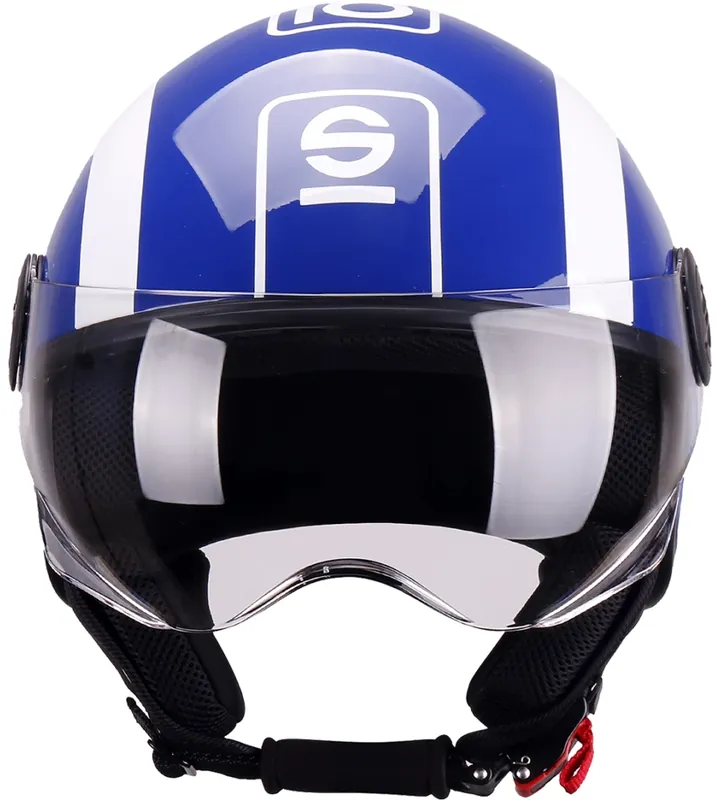 Casco moto sparco sp601 blu/bianco tg.s Promozione