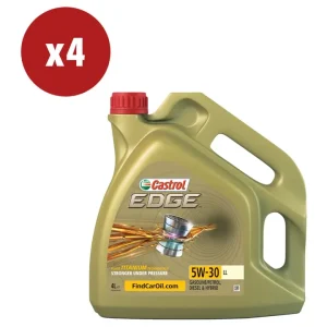 4 pezzi olio motore lubrificante auto edge 5w30 ll long life titanium 4l Promozione Esclusiva