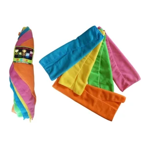 Occasione Imperdibile Set 5 panni in microfibra "colorfull" colori assortiti 40x30 cm