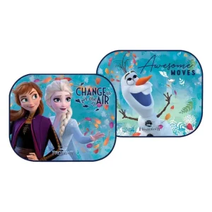 Occasione Coppia tendine auto laterali "disney frozen 2" 44x35 cm
