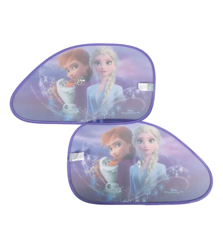 Coppia tendine auto laterali trapezio "frozen 2", 65x38 cm Affare