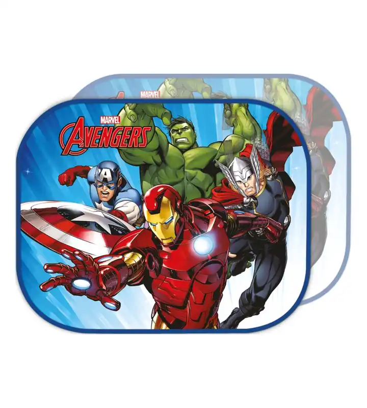 Coppia tendine auto laterali "avengers" 44x35 cm Miglior Prezzo