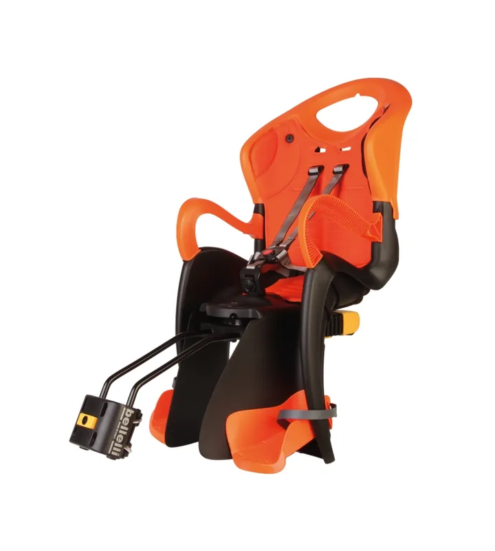 Seggiolino bici posteriore bellelli "tiger" arancione portata massima 22 kg Affare