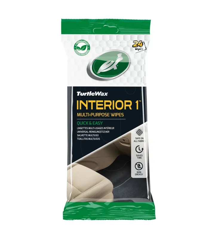 Salviette per interni turtlewax "interior 1" 24 pezzi Quantità Limitata