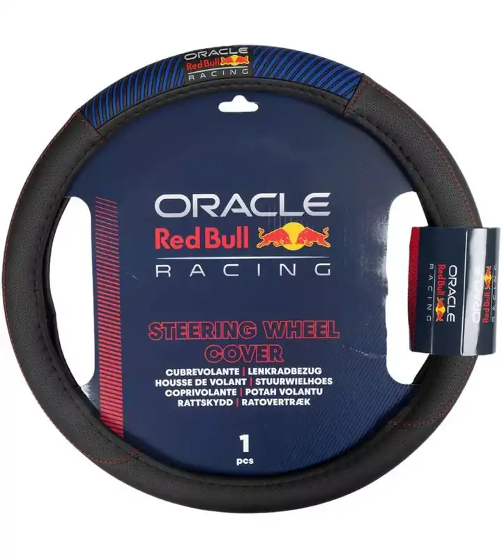 Coprivolante auto universale redbull "blended lines" nero e rosso 38 cm Compra Adesso