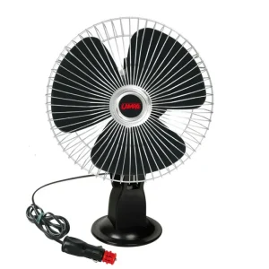 Ventilatore con ventosa per auto lampa "chrome fan" 16w Vendita Finale