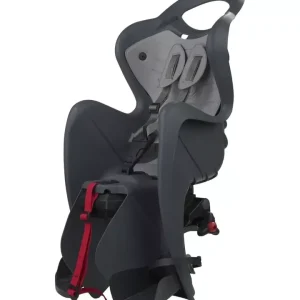 Seggiolino posteriore per bicicletta bellelli "mr fox" dark grey, portata massima 22 kg Esclusivo