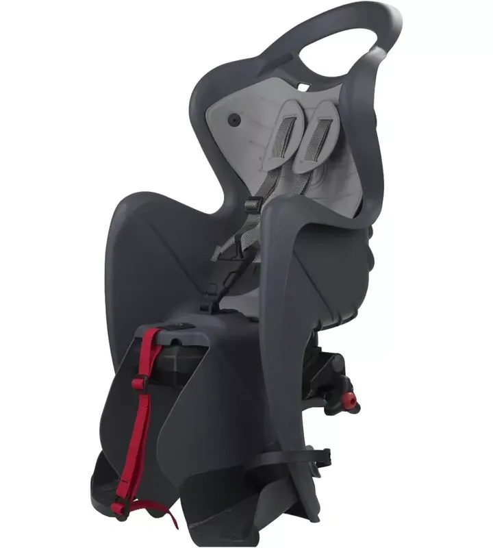 Seggiolino posteriore per bicicletta bellelli "mr fox" dark grey, portata massima 22 kg Esclusivo