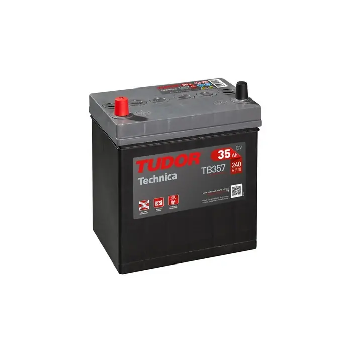 Vendita Finale Batteria Auto Tudor Technica TB 357 "35 Ah " poli piccoli