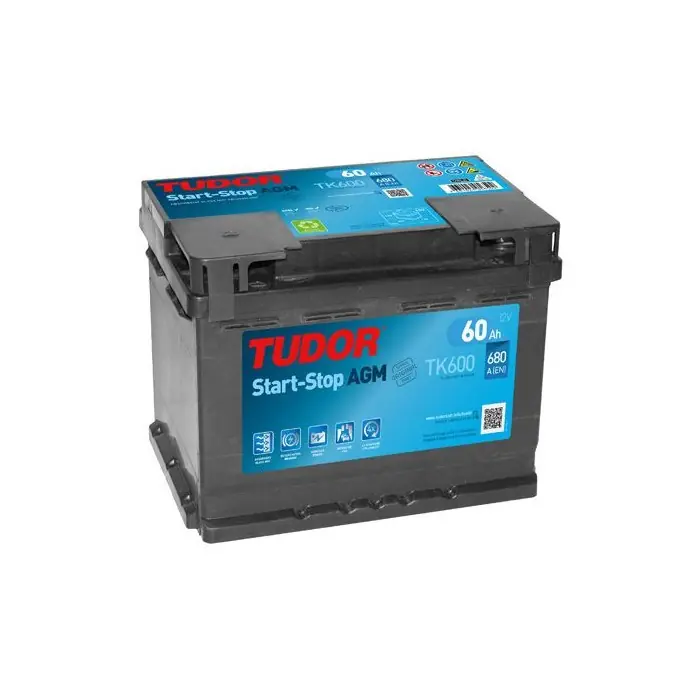 Occasione Batteria Auto Tudor AGM TK 600 Start&Stop "60 Ah"