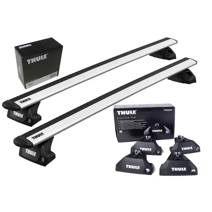 Portatutto Thule completo di WingBar Evo e kit per Fiat 500X 15→ con profili integrati Promozione Esclusiva
