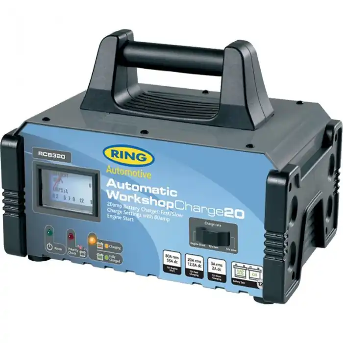 Caricabatterie portatile professionale Ring RECB320 Nuovo Arrivo