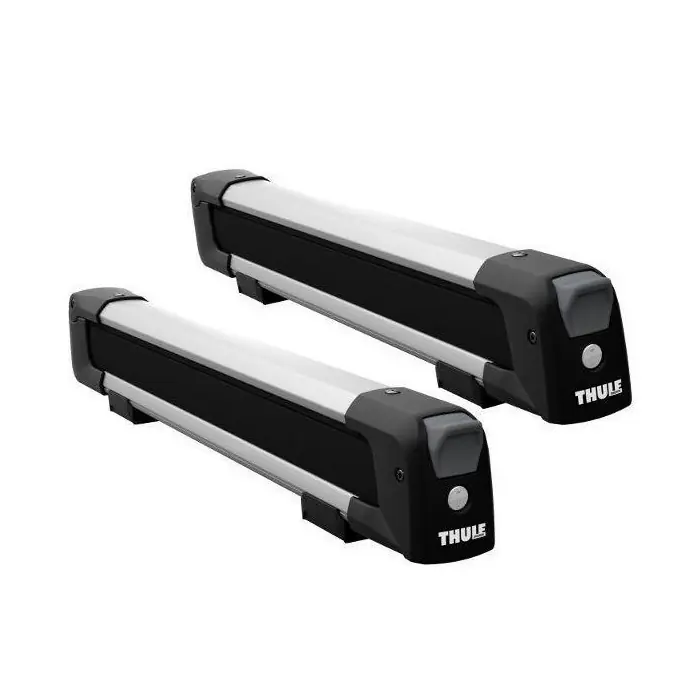 Acquista Ora Portasci da tetto Thule SnowPack silver 7324 per 4 paia di sci