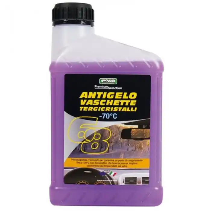 Liquido detergente antigelo per vaschette tergicristalli auto -70°C. Offerta Speciale