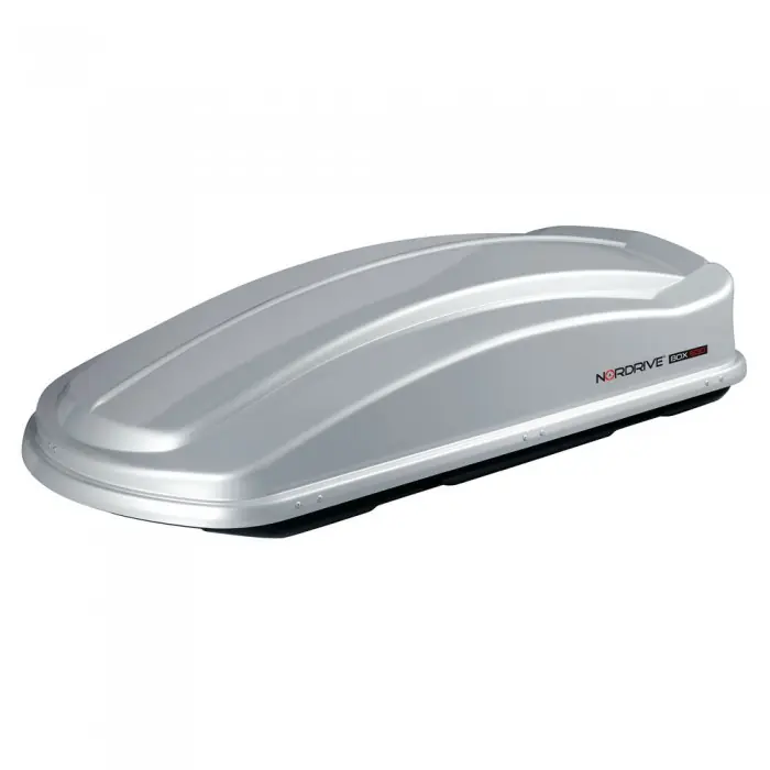 Box auto Nordrive in Abs 630 Litri Argento lucido Prezzo Di Fabbrica