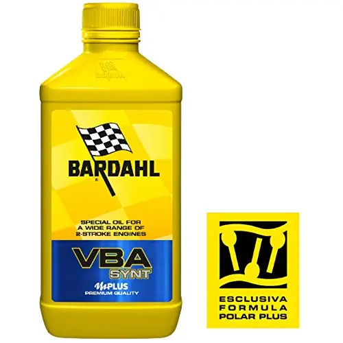 BARDAHL 202041 - Olio Miscela 2 Tempi VBA SYNT 100% Sintetico, 1 Litro - Massima Protezione e Prestazioni per Motori 2T Sconto