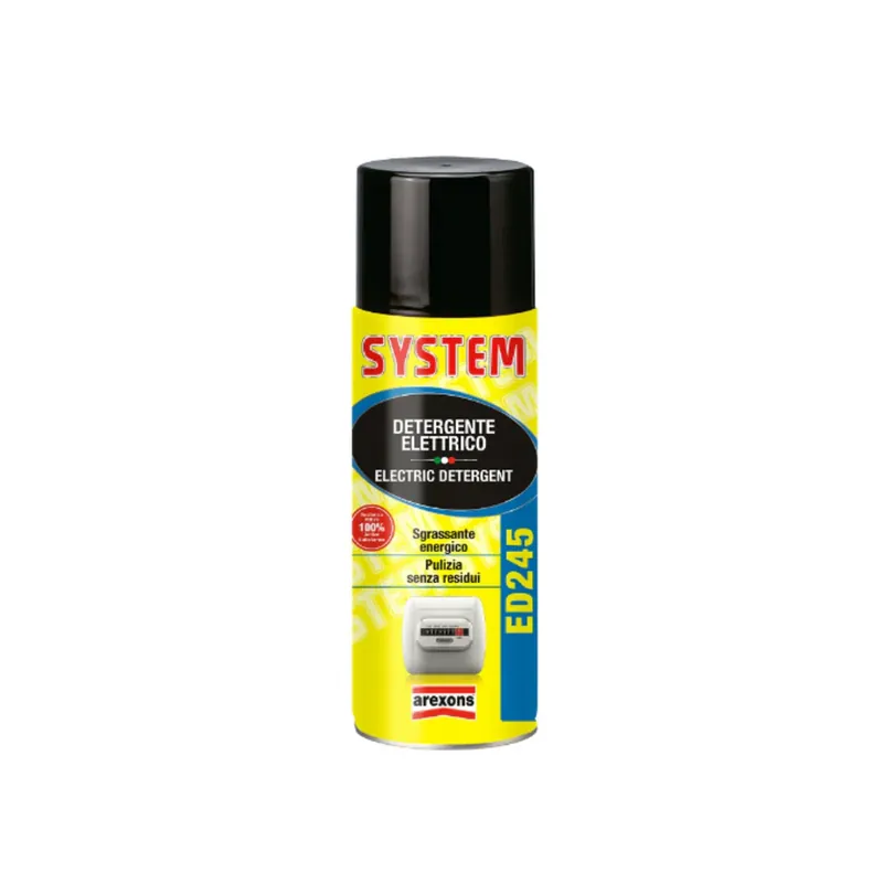 Affare 4245 SYSTEM ED245 DETERGENTE ELETTRICO 400ML - POTENTE SGRASSANTE PER APPARECCHIATURE ELETTRICHE