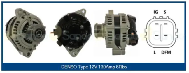 PARIS-RHONE PRAL026 (Codice OEM 27060-27040) Compatibile con TOYOTA Corolla, Avensis, Previa, RAV4 Scelto Dai Clienti