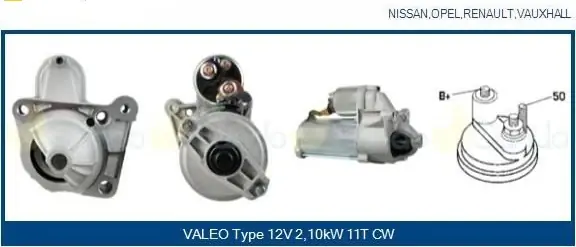 Promozione Motorino d'Avviamento PARIS-RHONE PRSL132 per NISSAN, OPEL, RENAULT, VAUXHALL - OE 23300-AW300