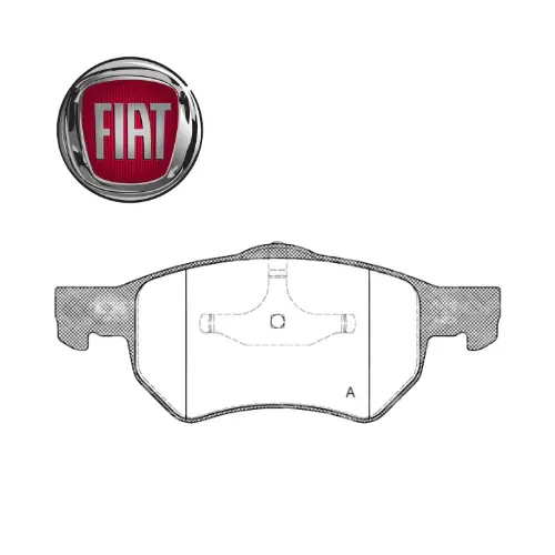 Saldi K05072216AA FIAT CHRYSLER - SERIE PASTIGLIE FRENO K05015365AA