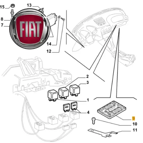 ? 50501081 FIAT - CENTRALINA ELETTRONICA DI CONTROLLO ALFA ROMEO 156 60678491 Consegna Rapida
