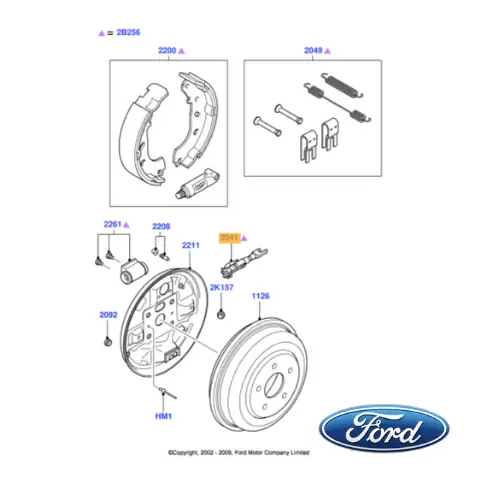 Soddisfatti O Rimborsati 5039060 FORD - REGOLATORE FRENO A TAMBURO TRANSIT FIESTA FOCUS