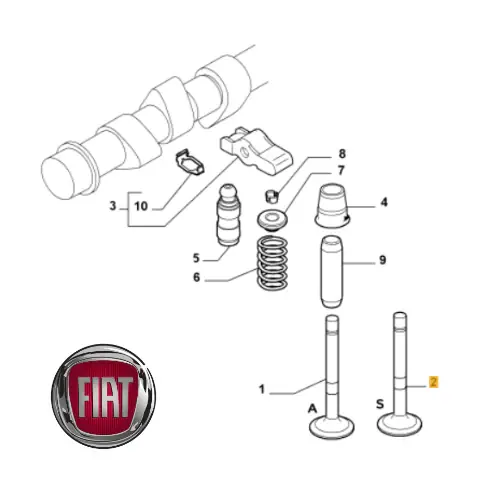 55190249 FIAT - VALVOLA DI SCARICO Acquista Ora