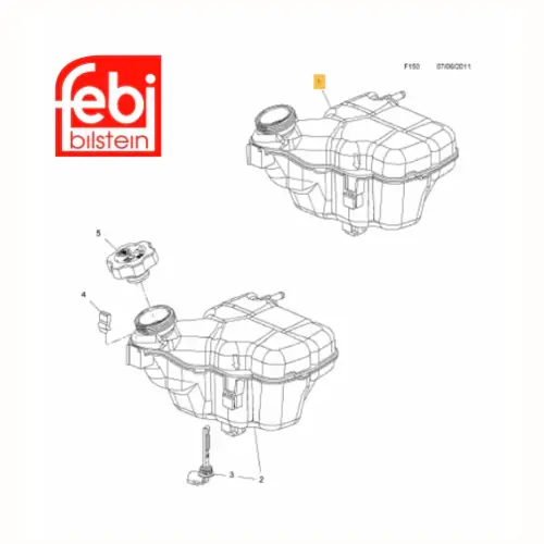Di Tendenza 47897 FEBI - SERBATOIO VASO COMPENSAZIONE OPEL 13283712