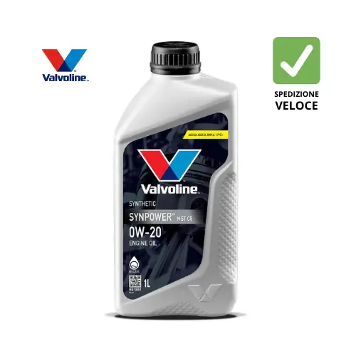 Must-Have 907861 VALVOLINE - SYNPOWER MST C5 0W20 – OLIO MOTORE SINTETICO PER BMW, MERCEDES, FORD, JAGUAR E FIAT CON DPF/GPF