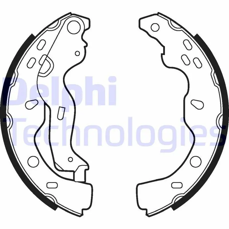 DELPHI LS2009 - GANASCE FRENO FIAT 71742832 71747587 Novità