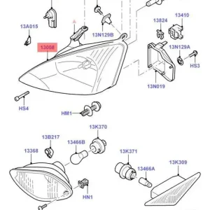 Super Prezzo FORD 1152091 - HEADLAMP ASSY