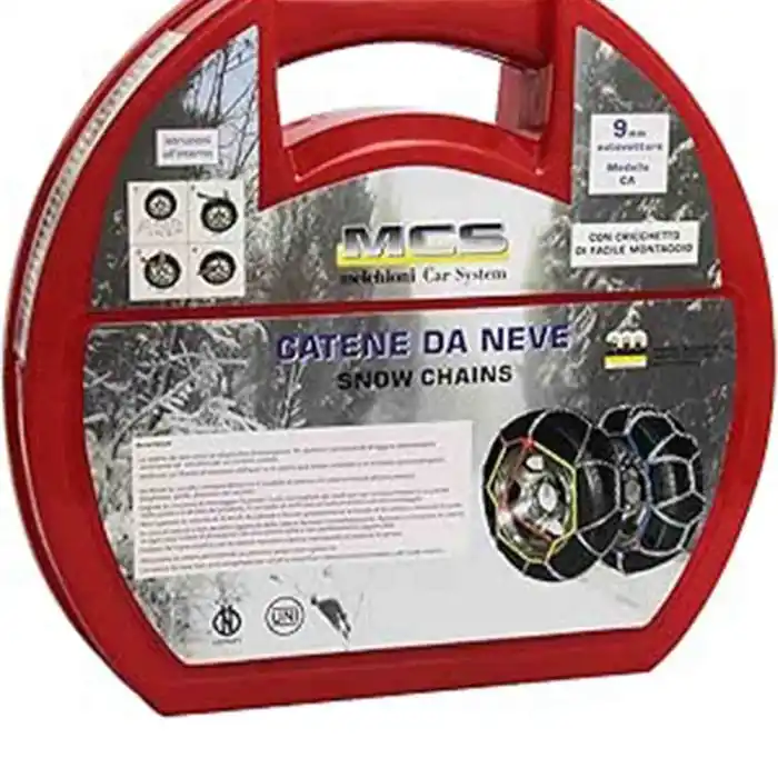 Mcs Melchioni Ca930 Catene Da Neve Omologate 9 Mm Cricchetto Incluso Promo Stagionale