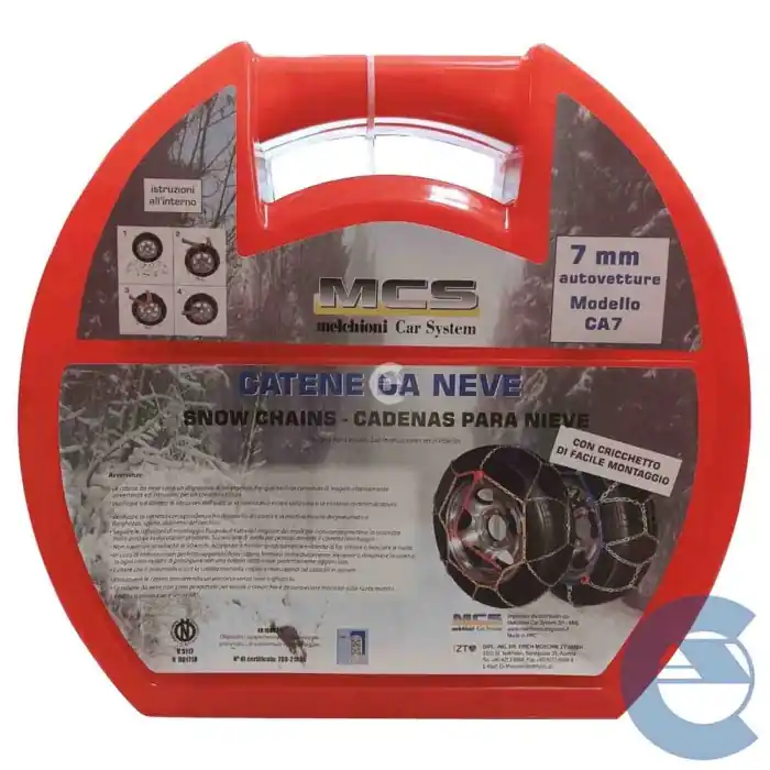 Melchioni Ca7130 Catene Da Neve 7 Mm In Acciaio Omologate Gruppo 130 Prezzo Basso