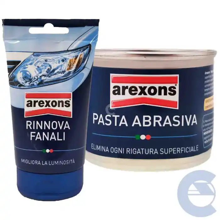 Arexons Mirage Pasta Abrasiva 150ml + Rinnova Fanali Auto Moto Camion Miglior Prezzo