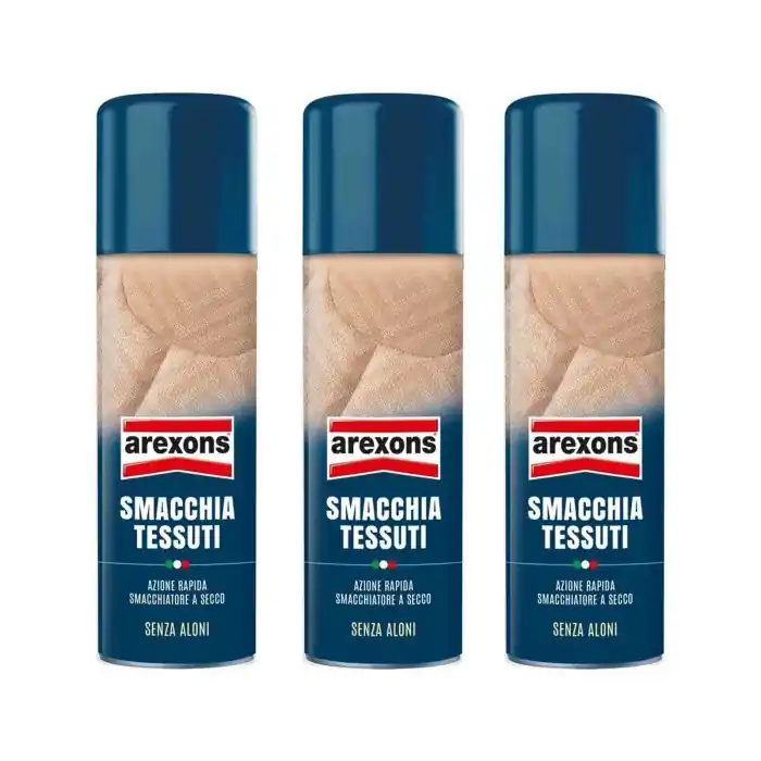 Arexons Smacchia Tessuti 8301 200ml Pulizia Rivestimenti In Tessuto 3 Pezzi Non Perdere