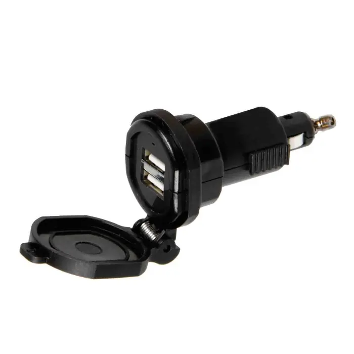 Direttamente Dal Produttore Din Tech Caricabatteria Din 2 Porte Usb Fast Charge 2700 Ma 12/32v Caricabatteria Usb 12/24v