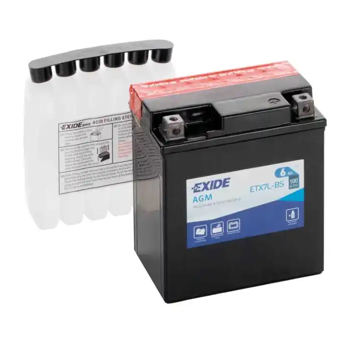 Batteria 12v Exide Bike Agm 6 Ah 100 A 250 Pr5 Enduro-mojito-rs4-sr Exide Bike Batterie Per Moto Batterie Vendita Finale