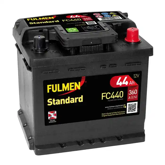 Batteria 12v Fulmen Standard 44 Ah 360 A L01 145 (930)-146 (930)-a3 (8l1) Fulmen Batterie Per Auto Batterie Bestseller