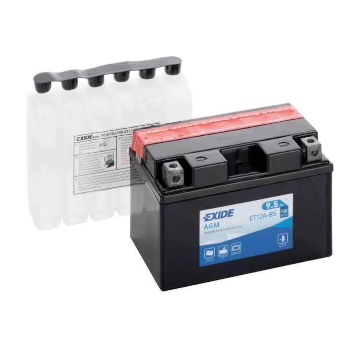 Promo Stagionale Batteria 12v Exide Bike Agm 10 Ah 130 A Tuono V4 R/ Aprc / Rr Exide Bike Batterie Per Moto Batterie